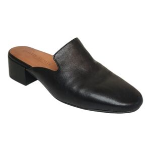 Gentle Souls Eida Black Leather Mule Size 7.5